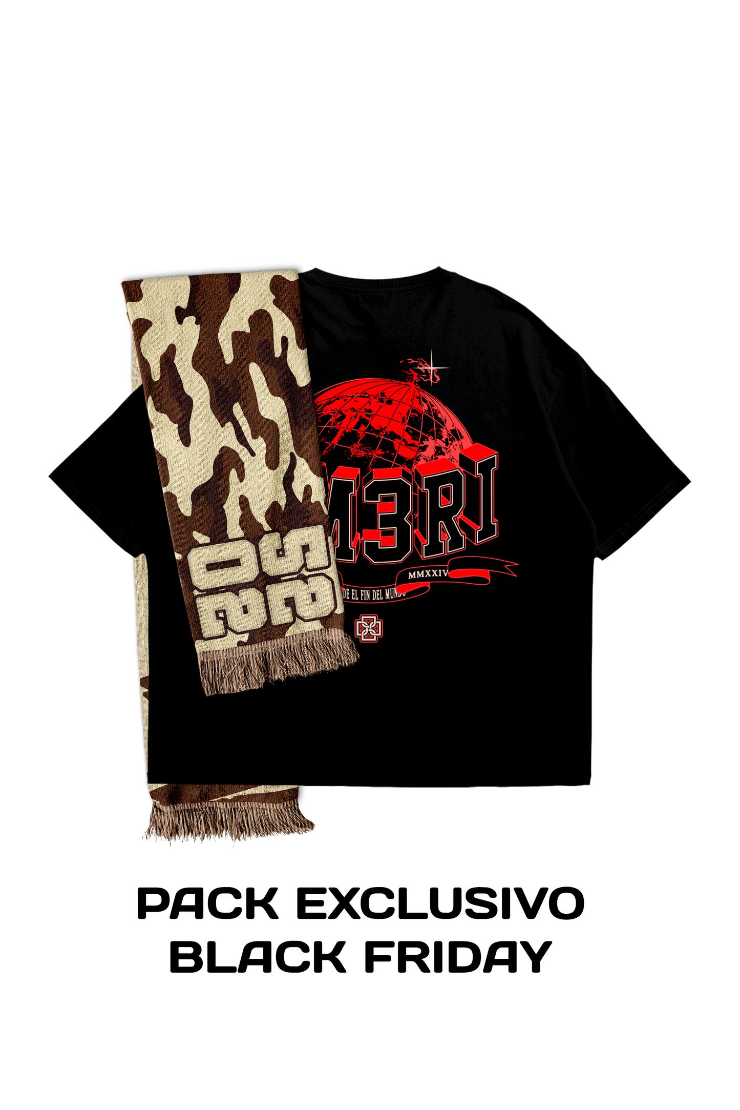 PACK CAMISETA AM3RI + BUFANDA