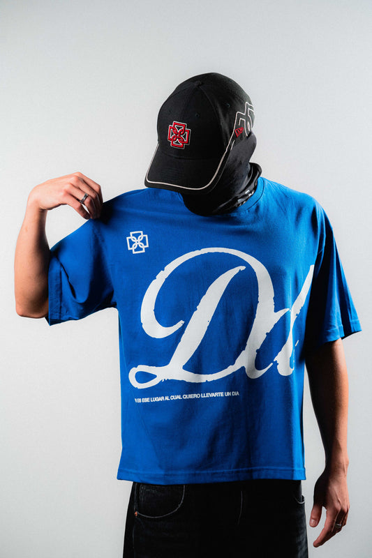 DUKI OFICIAL TEE BOXY OVERSIZE DIdI BLUE