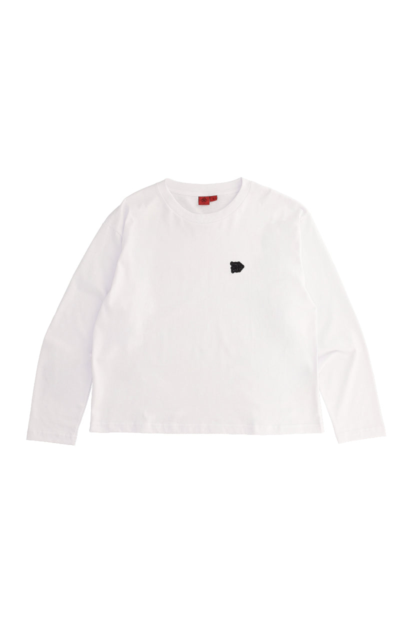 REMERA BLANCA MANGA LARGA