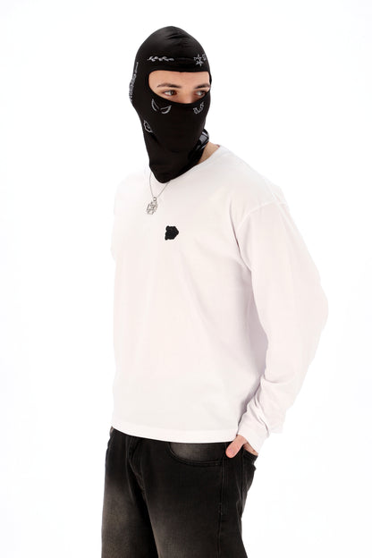 REMERA BLANCA MANGA LARGA