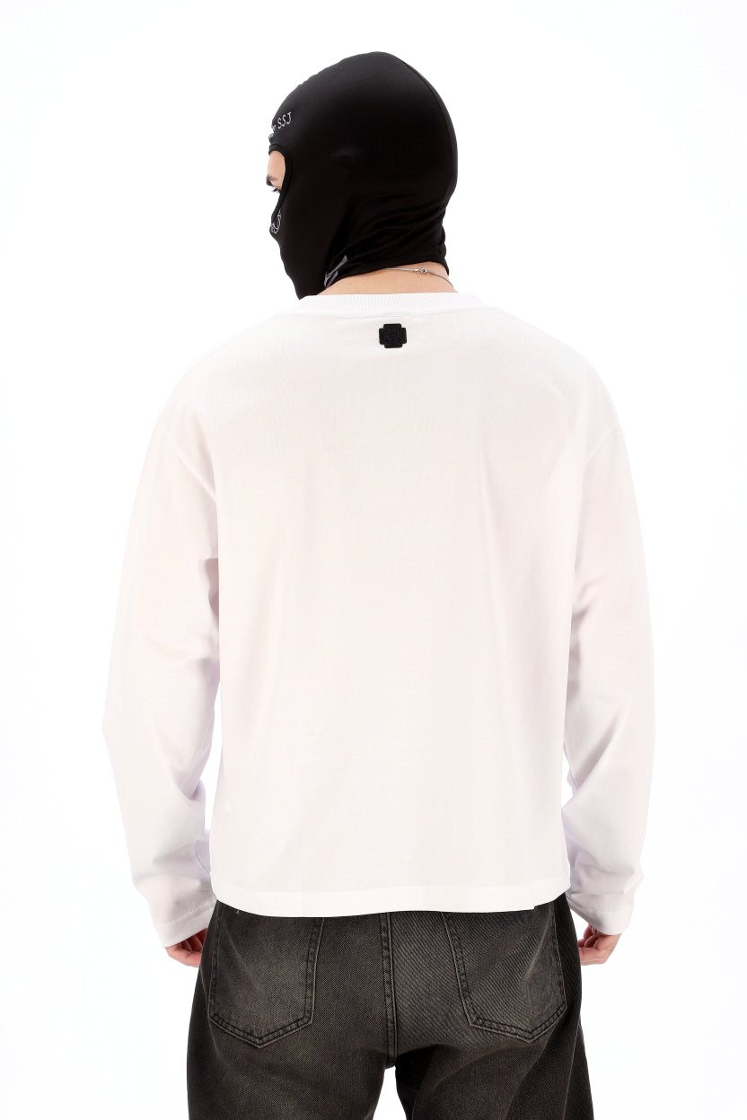 REMERA BLANCA MANGA LARGA