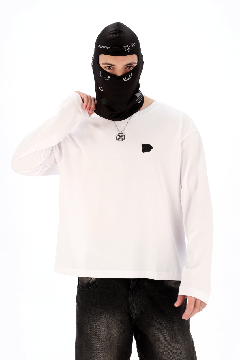 REMERA BLANCA MANGA LARGA