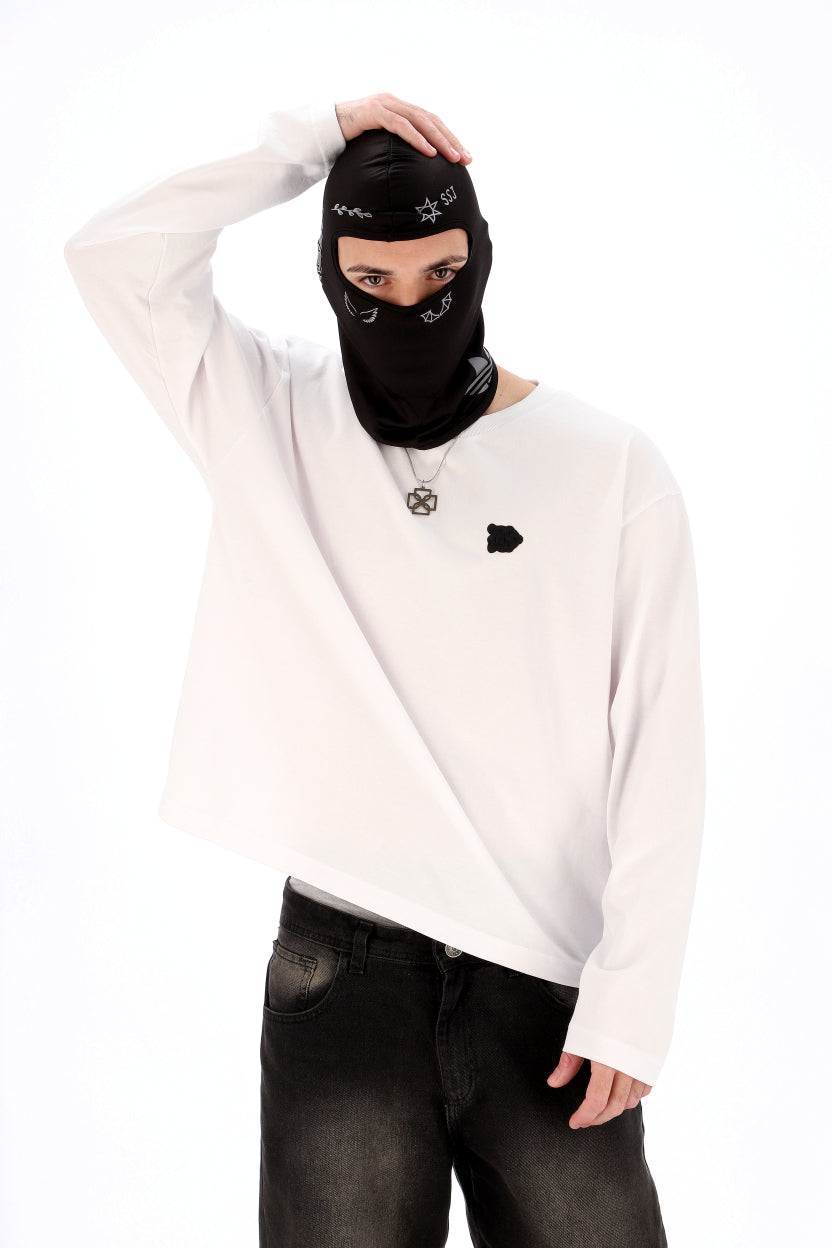 REMERA BLANCA MANGA LARGA