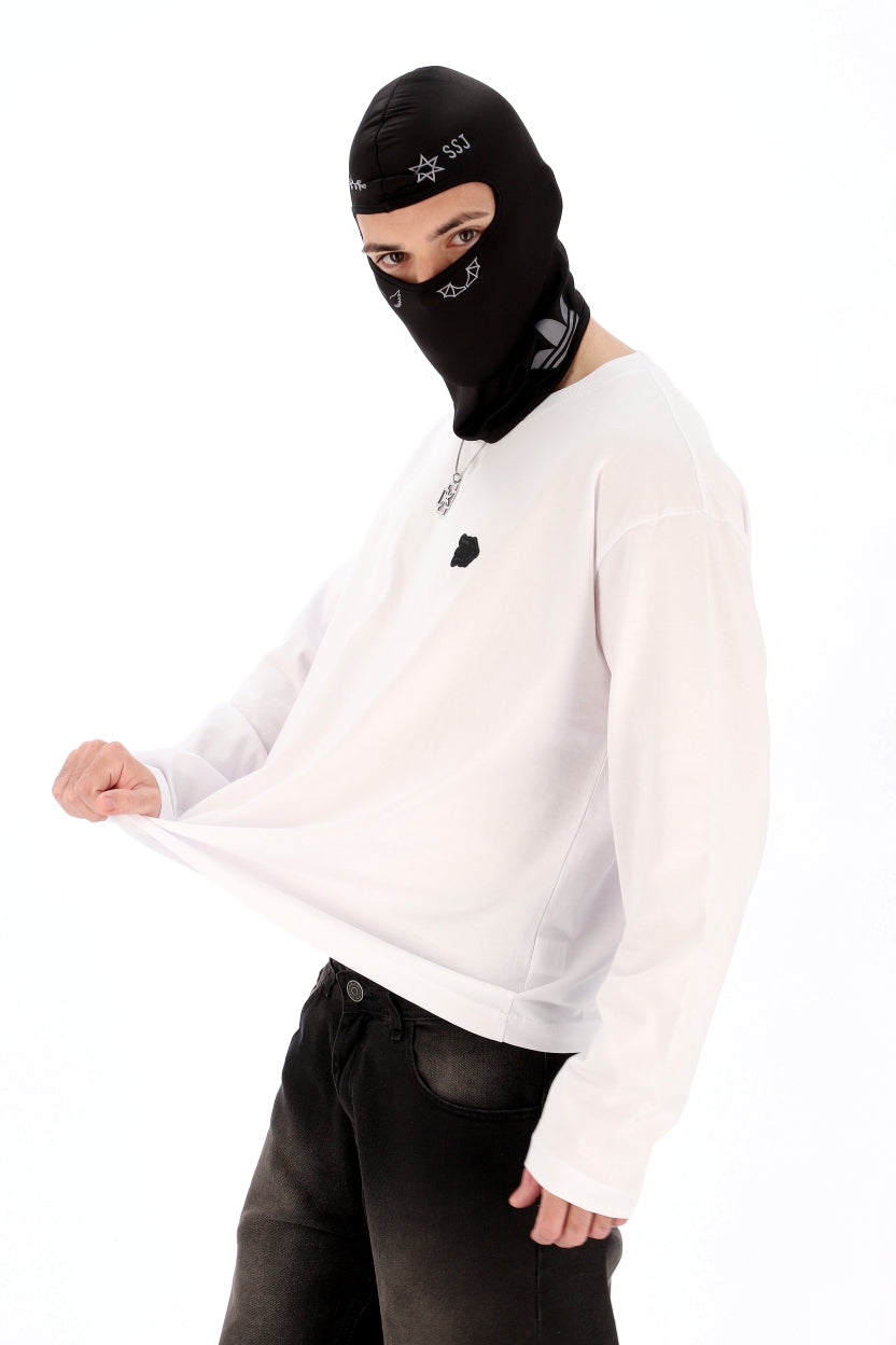 REMERA BLANCA MANGA LARGA