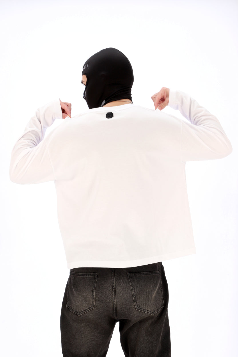 REMERA BLANCA MANGA LARGA