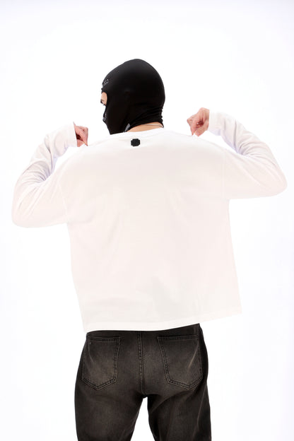 REMERA BLANCA MANGA LARGA
