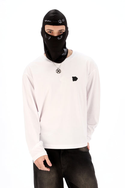 REMERA BLANCA MANGA LARGA