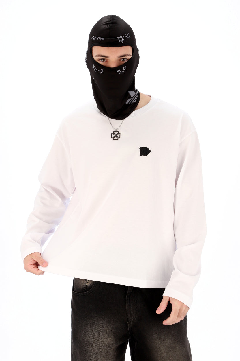 REMERA BLANCA MANGA LARGA