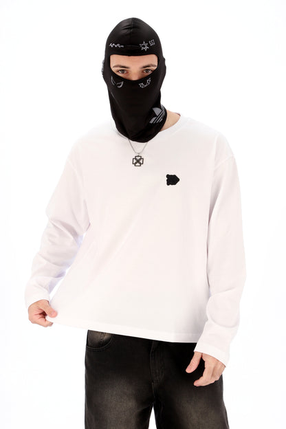 REMERA BLANCA MANGA LARGA