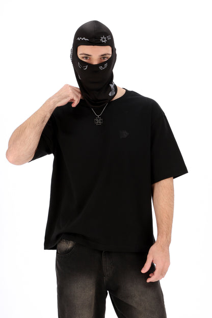 REMERA MANGA CORTA NEGRA
