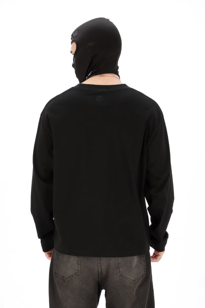 REMERA NEGRA MANGA LARGA