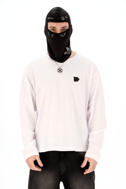 REMERA BLANCA MANGA LARGA