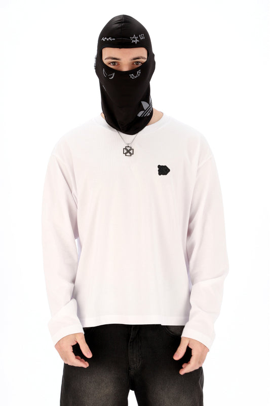 REMERA BLANCA MANGA LARGA