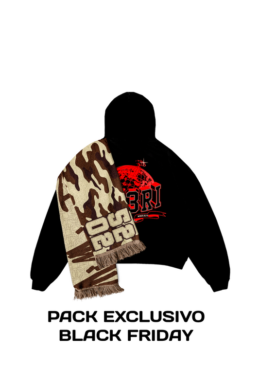 PACK HOODIE AM3RI + BUFANDA
