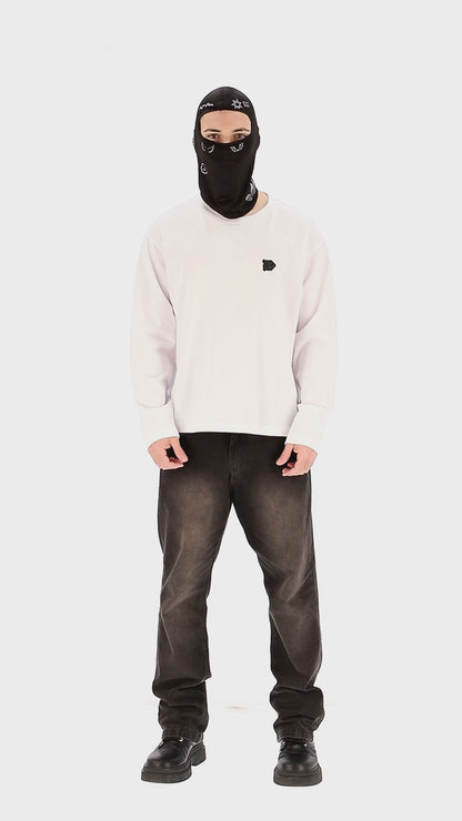 REMERA BLANCA MANGA LARGA